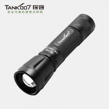 CREE XPE Q5LED旋轉變焦超亮手電筒充..